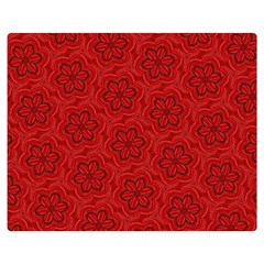 Floral Pattern Background Flowers Premium Plush Fleece Blanket (medium)