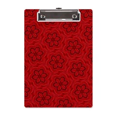 Floral Pattern Background Flowers A5 Acrylic Clipboard