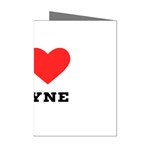 I love wayne Mini Greeting Cards (Pkg of 8) Left