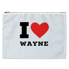 I Love Wayne Cosmetic Bag (xxl) by ilovewhateva