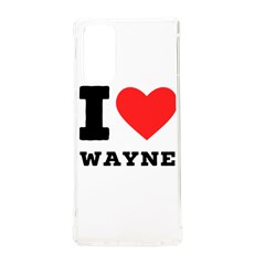 I Love Wayne Samsung Galaxy Note 20 Tpu Uv Case by ilovewhateva