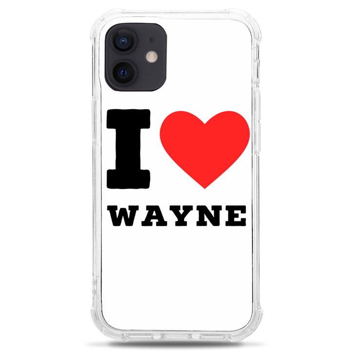 I love wayne iPhone 12 mini TPU UV Print Case	