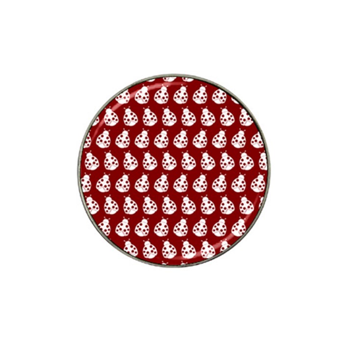 Ladybug Vector Geometric Tile Pattern Hat Clip Ball Marker (4 pack)