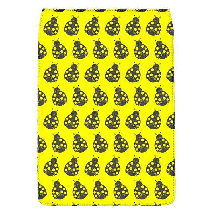 Ladybug Vector Geometric Tile Pattern Removable Flap Cover (L)