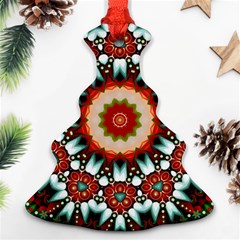 Kaleidoscope Floral Pattern Rosette Ornament (christmas Tree)  by Jancukart