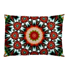 Kaleidoscope Floral Pattern Rosette Pillow Case (two Sides)