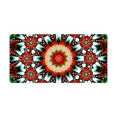 Kaleidoscope Floral Pattern Rosette Yoga Headband