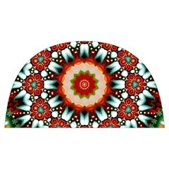 Kaleidoscope Floral Pattern Rosette Anti Scalding Pot Cap by Jancukart