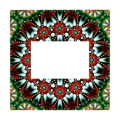 Kaleidoscope Floral Pattern Rosette White Box Photo Frame 4  X 6 