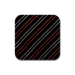 Art Pattern Design Artwork Rubber Square Coaster (4 Pack)