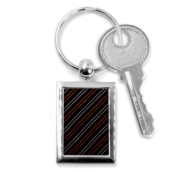 Art Pattern Design Artwork Key Chain (Rectangle)