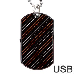 Art Pattern Design Artwork Dog Tag Usb Flash (two Sides)