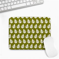 Ladybug Vector Geometric Tile Pattern Small Mousepad by GardenOfOphir