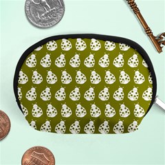 Ladybug Vector Geometric Tile Pattern Accessory Pouch (medium) by GardenOfOphir