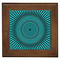 Illusion Geometric Background Framed Tile