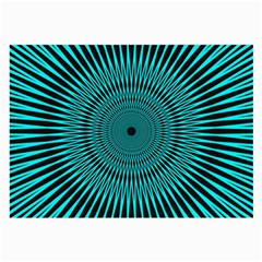 Illusion Geometric Background Large Glasses Cloth (2 Sides)