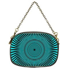 Illusion Geometric Background Chain Purse (one Side)