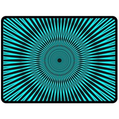 Illusion Geometric Background Fleece Blanket (large)