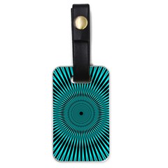 Illusion Geometric Background Luggage Tag (one Side)