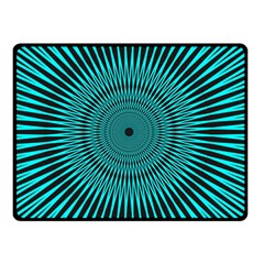 Illusion Geometric Background Two Sides Fleece Blanket (small)