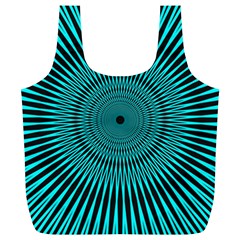 Illusion Geometric Background Full Print Recycle Bag (xl)