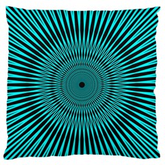 Illusion Geometric Background Standard Premium Plush Fleece Cushion Case (one Side)