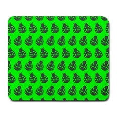 Ladybug Vector Geometric Tile Pattern Large Mousepad by GardenOfOphir