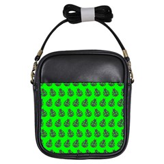 Ladybug Vector Geometric Tile Pattern Girls Sling Bag