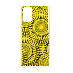 Abstract Sun Pattern Yellow Background Samsung Galaxy Note 20 Tpu Uv Case by Jancukart