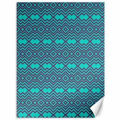 Chevron Zigzag Pattern Canvas 36  X 48 