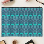 Chevron Zigzag Pattern Cosmetic Bag (XXXL) Back