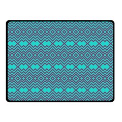 Chevron Zigzag Pattern Two Sides Fleece Blanket (small)