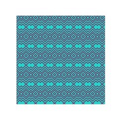 Chevron Zigzag Pattern Square Satin Scarf (30  X 30 )