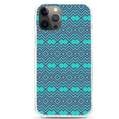 Chevron Zigzag Pattern Iphone 12 Pro Max Tpu Uv Print Case