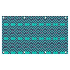 Chevron Zigzag Pattern Banner And Sign 7  X 4  by Jancukart