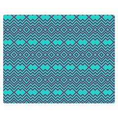 Chevron Zigzag Pattern Premium Plush Fleece Blanket (medium) by Jancukart