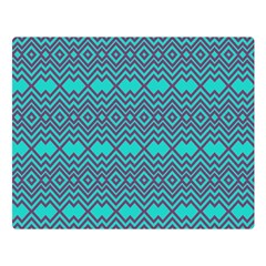 Chevron Zigzag Pattern Premium Plush Fleece Blanket (large)