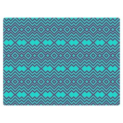 Chevron Zigzag Pattern Premium Plush Fleece Blanket (extra Small) by Jancukart