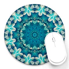 Kaleidoscope Mandala Ornament Round Mousepad