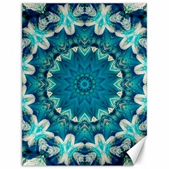 Kaleidoscope Mandala Ornament Canvas 12  X 16 