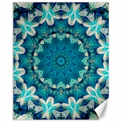 Kaleidoscope Mandala Ornament Canvas 11  X 14 