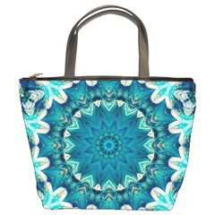 Kaleidoscope Mandala Ornament Bucket Bag by Jancukart