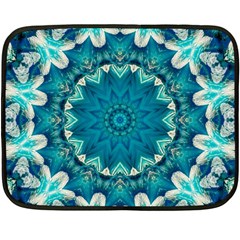 Kaleidoscope Mandala Ornament Two Sides Fleece Blanket (mini)