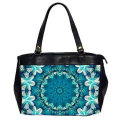 Kaleidoscope Mandala Ornament Oversize Office Handbag (2 Sides)