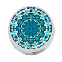 Kaleidoscope Mandala Ornament 4-port Usb Hub (two Sides) by Jancukart