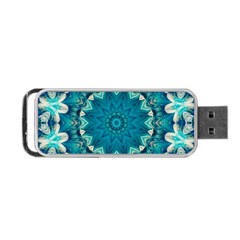 Kaleidoscope Mandala Ornament Portable Usb Flash (one Side)