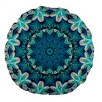 Kaleidoscope Mandala Ornament Large 18  Premium Round Cushions Front