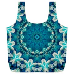 Kaleidoscope Mandala Ornament Full Print Recycle Bag (xl)