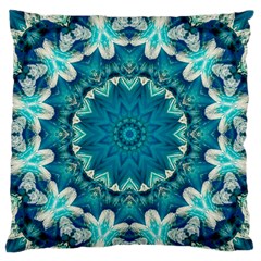 Kaleidoscope Mandala Ornament Large Premium Plush Fleece Cushion Case (one Side)