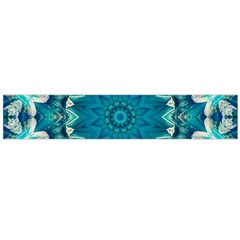 Kaleidoscope Mandala Ornament Large Premium Plush Fleece Scarf 